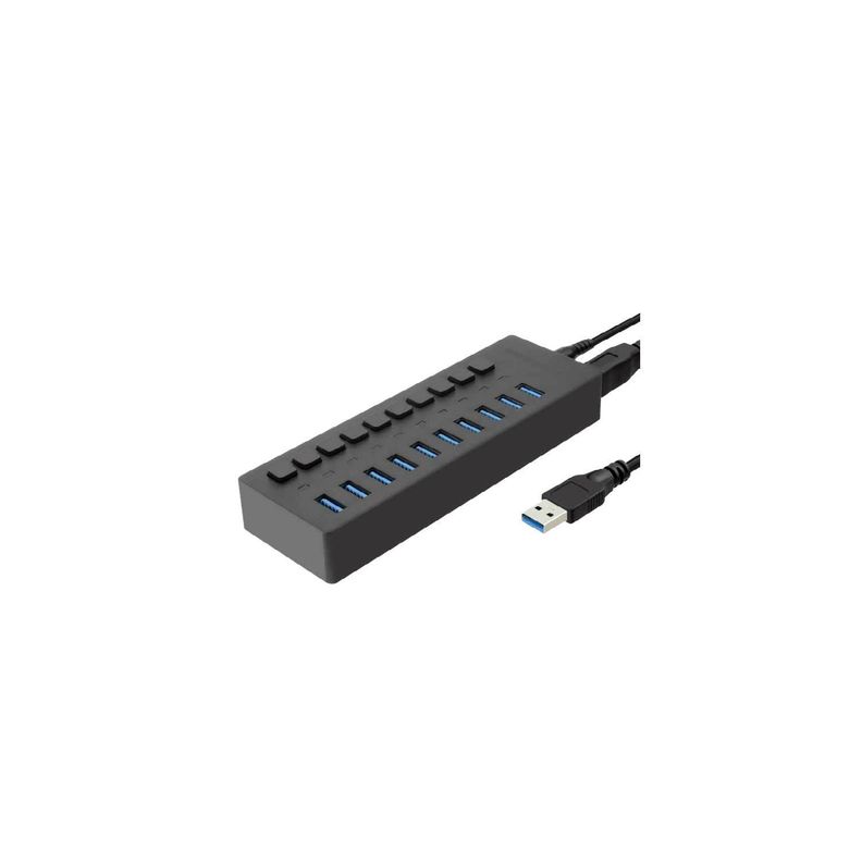 Hub Usb 10 Puertos 3.0 Ultra Veloz - Puntostore-0