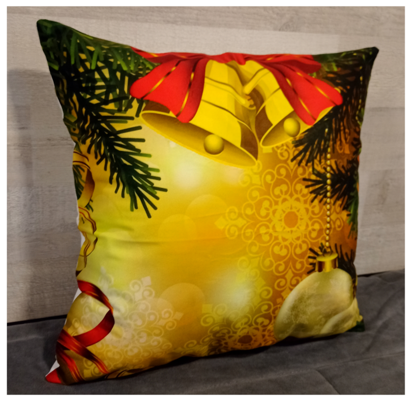 Cojín Felpa 45x45 cm De Navidad Extra Suave -2