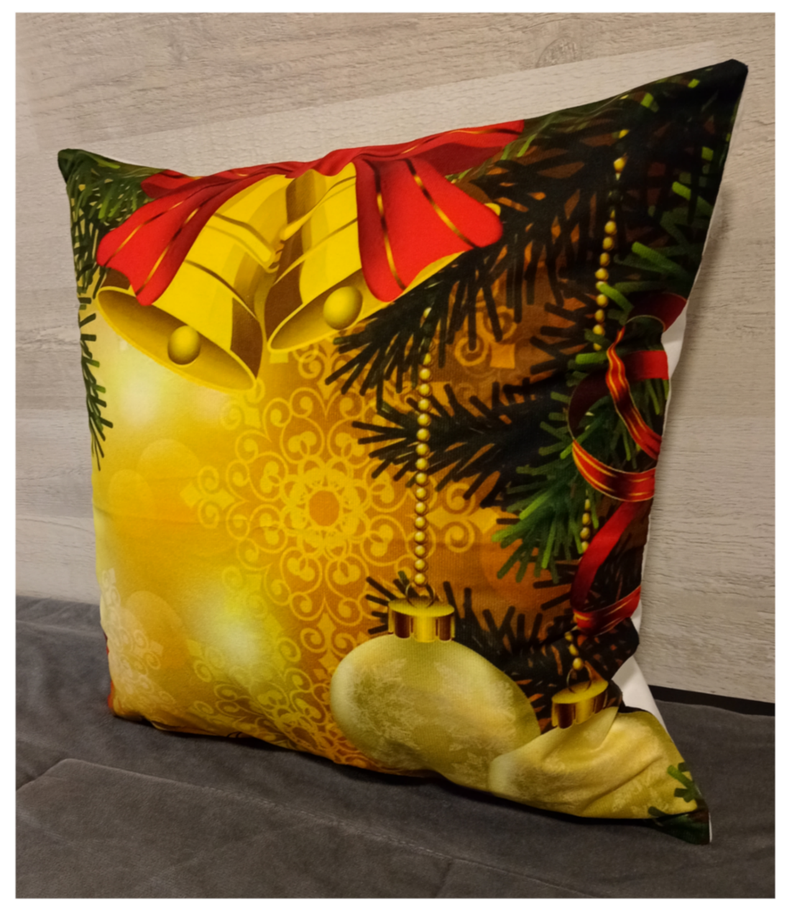 Cojín Felpa 45x45 cm De Navidad Extra Suave -1