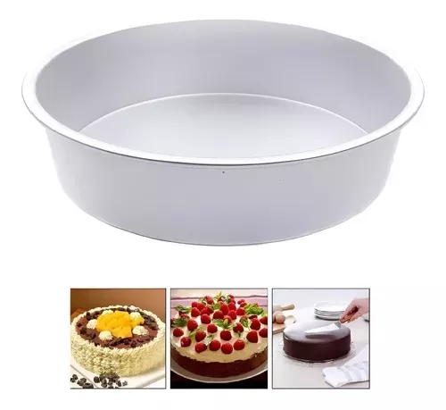 Moldes De Aluminio Para Tortas Molde Queque Molde Torta 24cm 110061-1