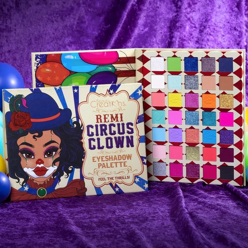 Paleta de Sombras "Remi Circus Clown" Beauty Creations-2