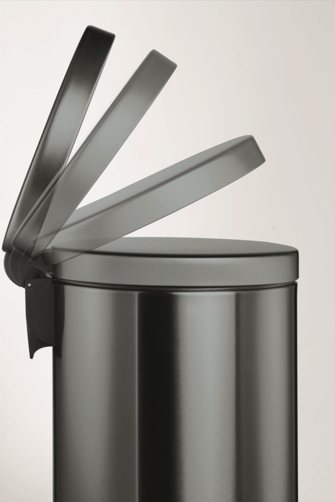 Papelero 5L Metálico Con Pedal Antracita-2