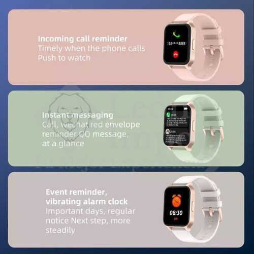 Smartwatch Reloj Para Android iPhone Vidvie Certificado Morado-5