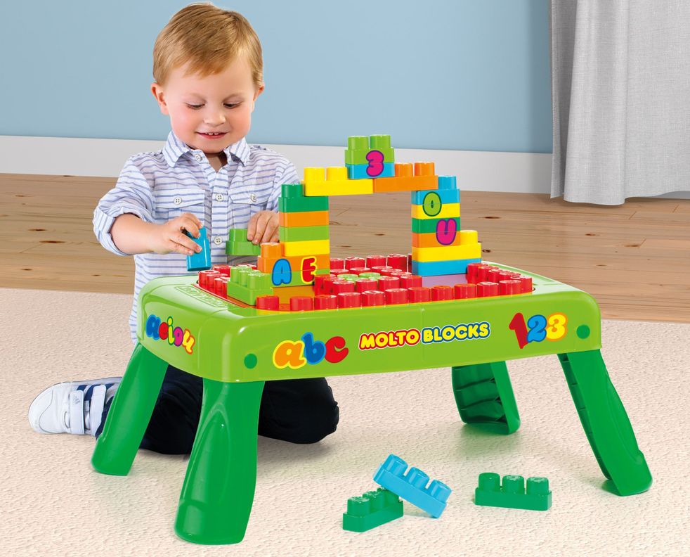 Mesa Plegable Con 20 Bloques Molto Block-1