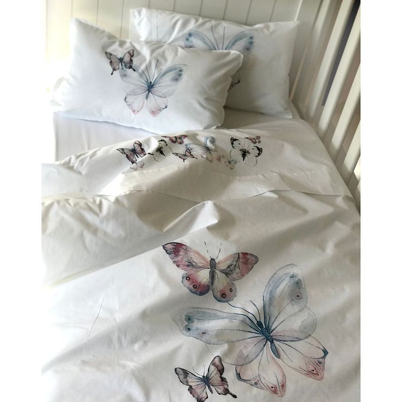 Set Pack & Play Mariposas Rosadas-1