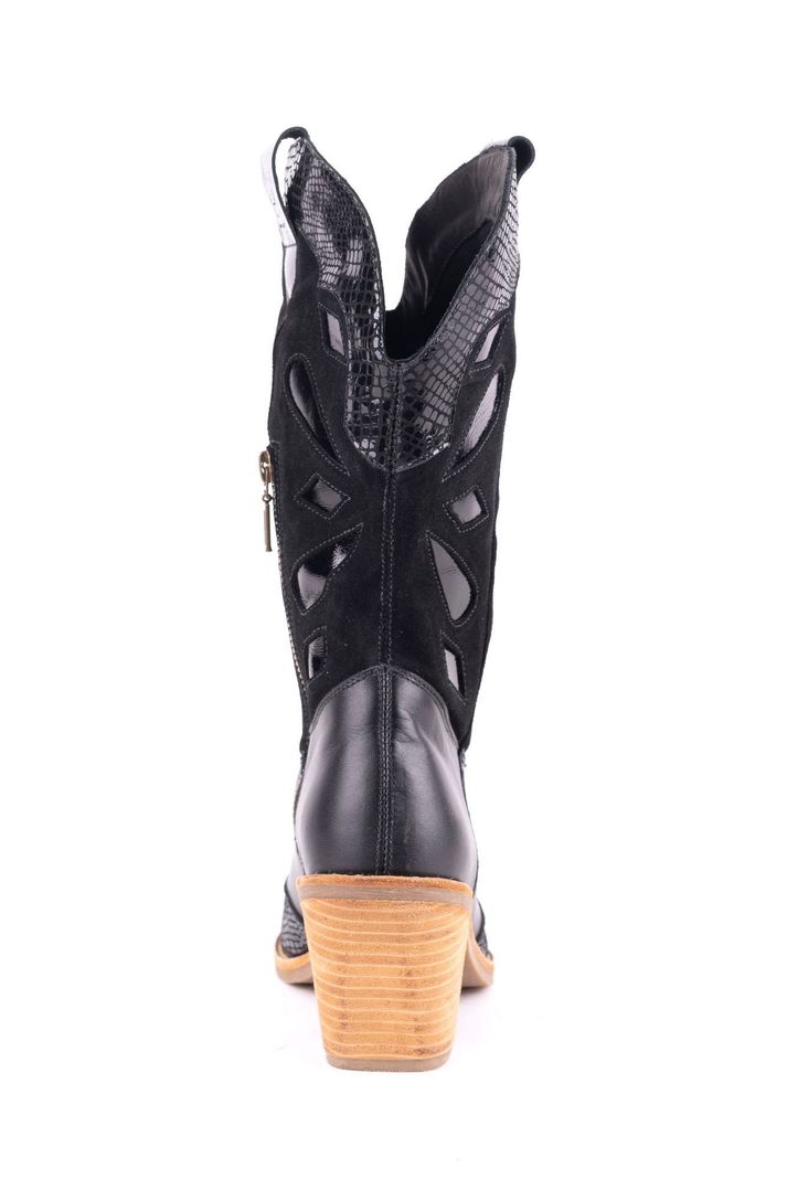 Bota Dani texana Negro Caimán Pao Pecados -4