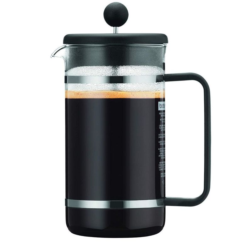 Set de Cafetera Bistro 1.0 lts y 2 Vasos Pavina Plásticos Doble Pared 0.25 lts.-2