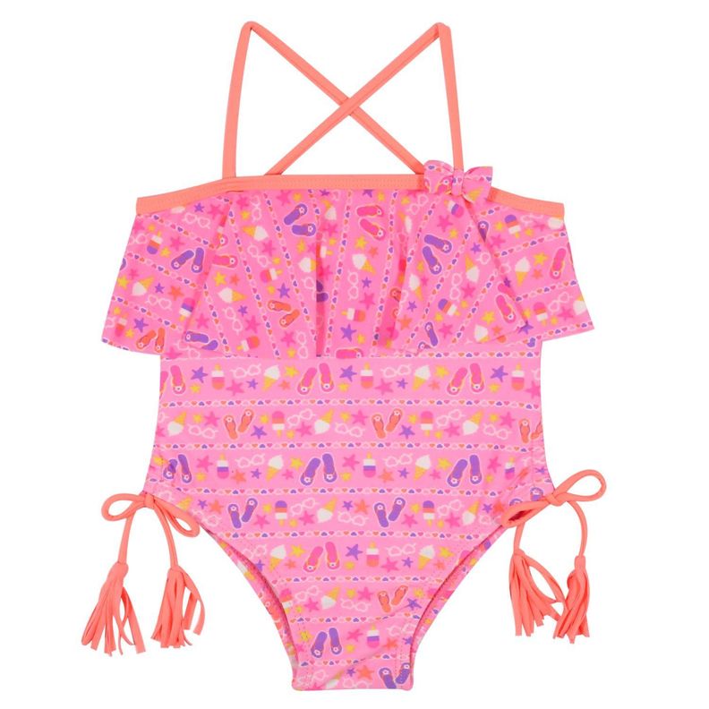 Traje de Baño Bebe Niña UV 30 Rosa H2O Wear-0