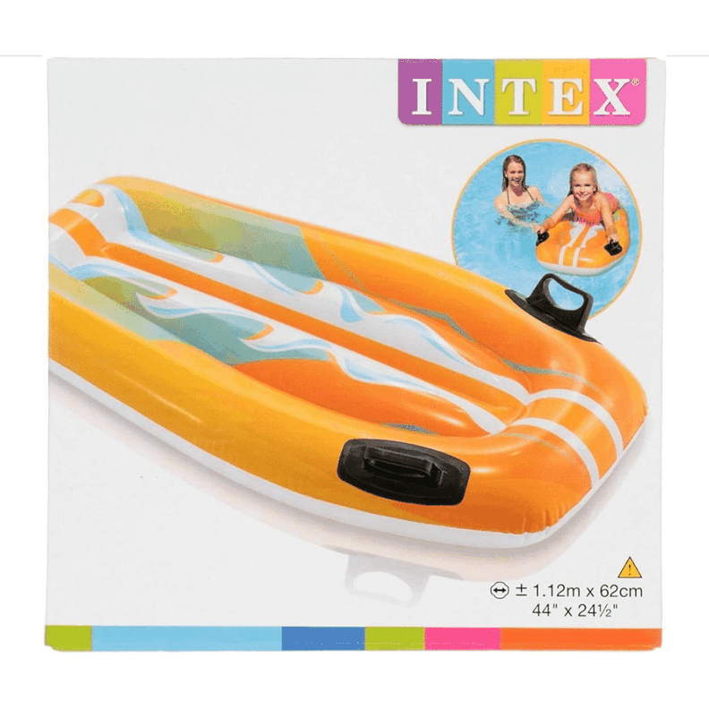 Flotador Inflable Tabla De Body 112x62 Cm Naranja-2