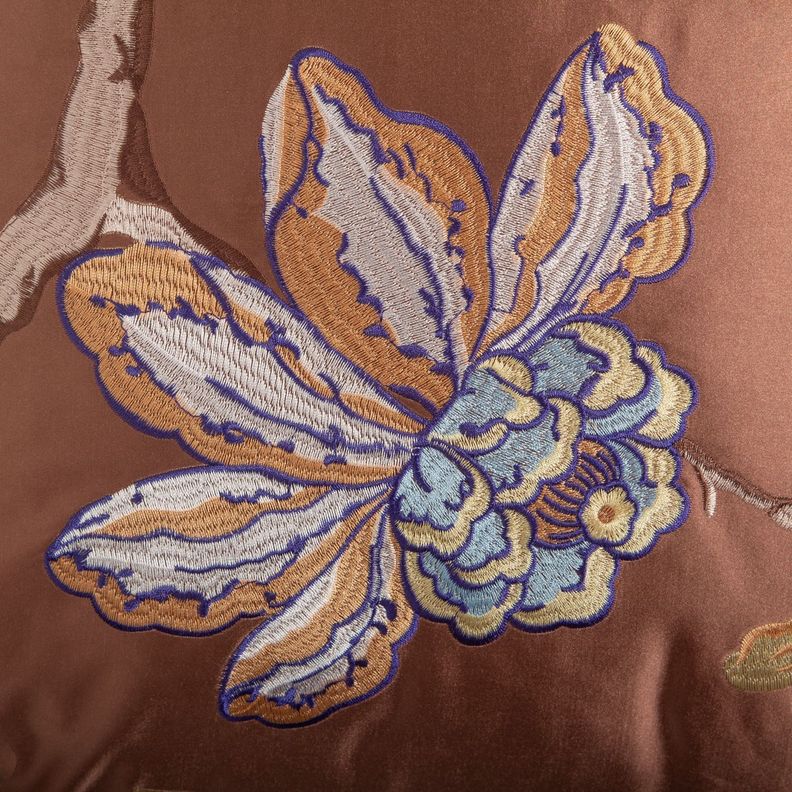 Cojin Mas Funda Decorativa Versalles En Cafè Claro 45x45 Cm-1