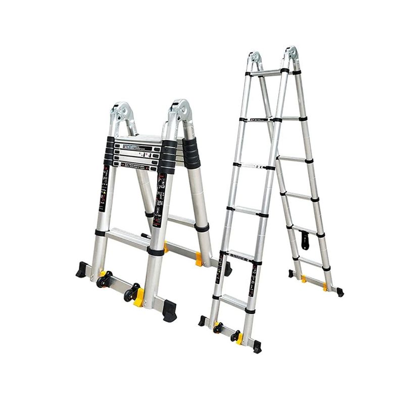 Escalera Telescopica aluminio multiuso 3,8m-3
