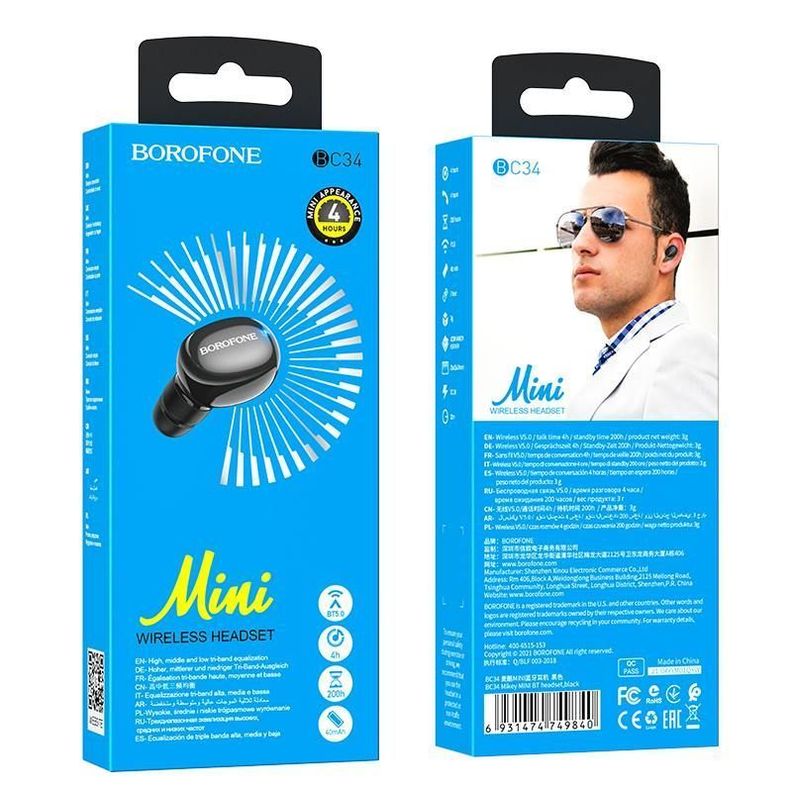 Mini Audífono Inalámbrico Bluetooth 5.0-2