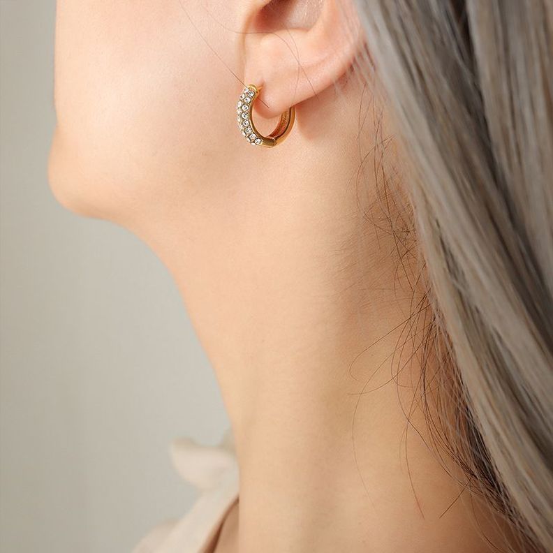 Aros Baño Oro Amarillo 18k Argollas Circones-3