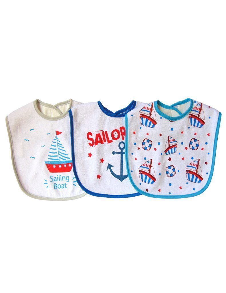 Set de 3 Baberos Impermeables Talla XL Niño Pumucki-0