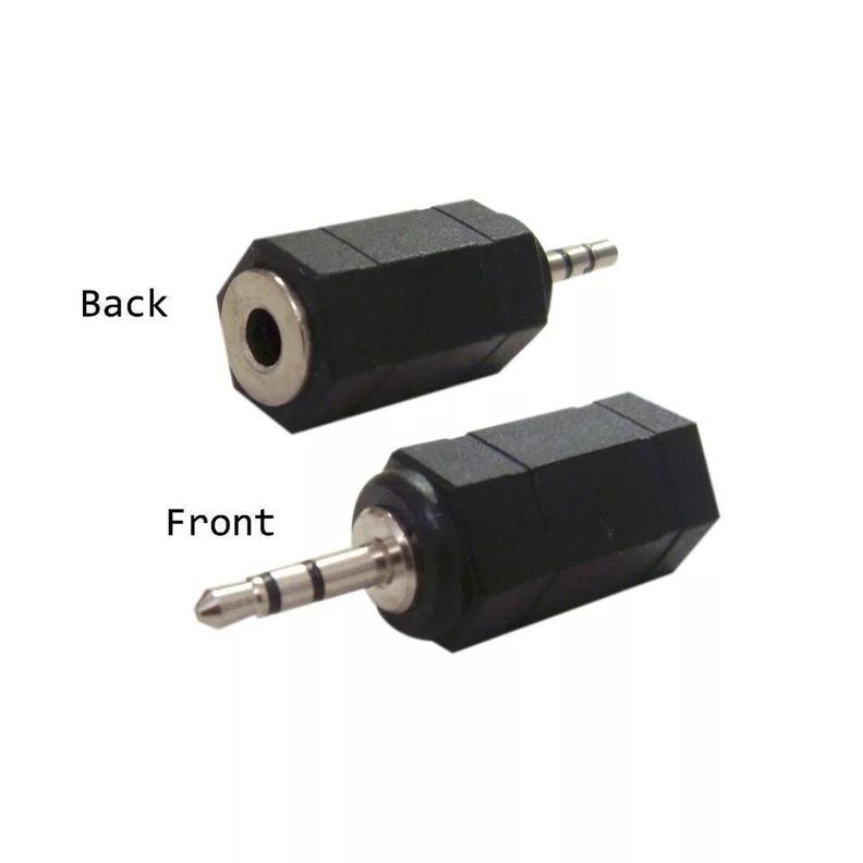 Adaptador Audio Plug Jack 2.5 Macho A 3.5 Hembra Audio-1