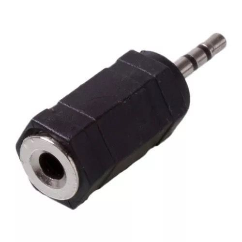 Adaptador Audio Plug Jack 2.5 Macho A 3.5 Hembra Audio-0
