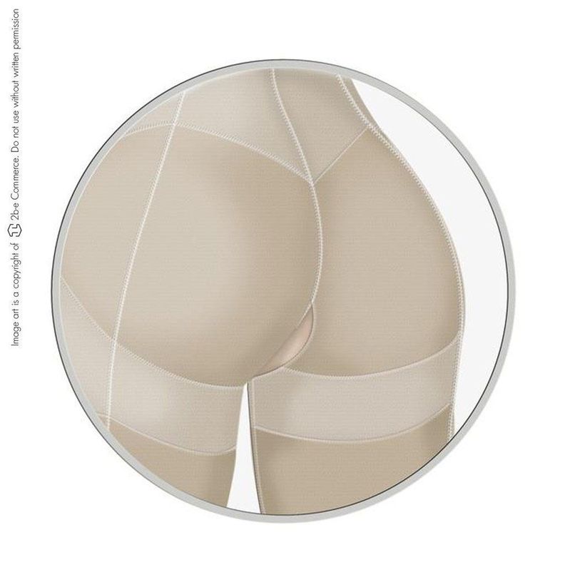 Faja Colombiana Moldeadora y Reductora En Short 520-2 Beige-2