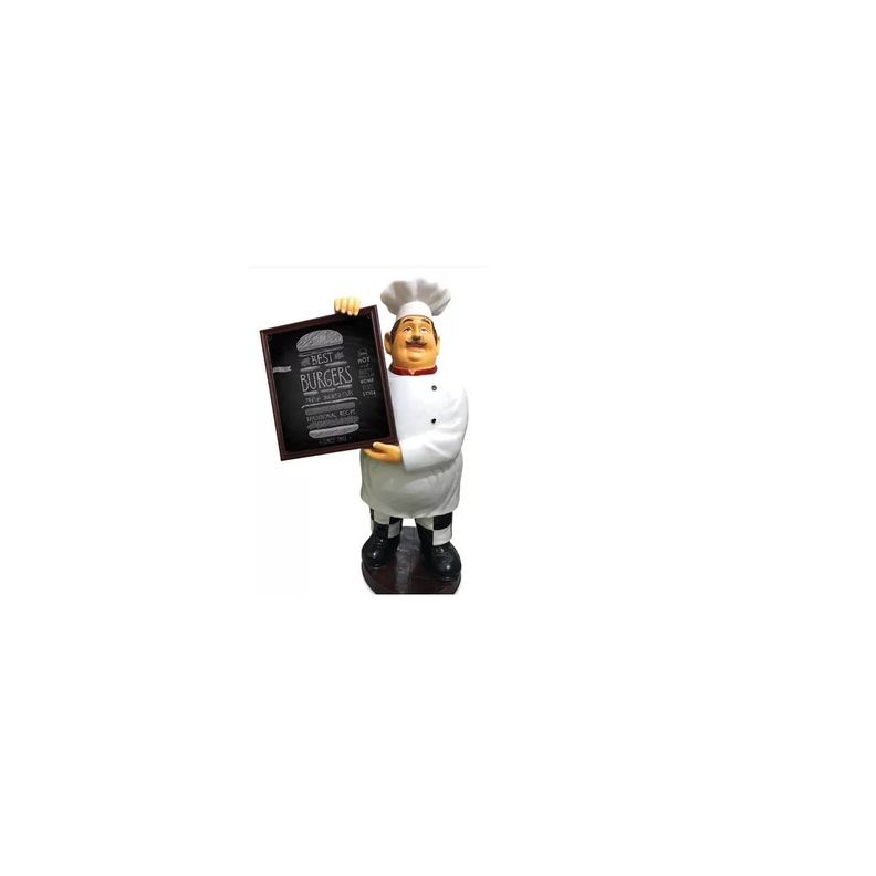 Figura De Chef Con Pizarra - S72094-0