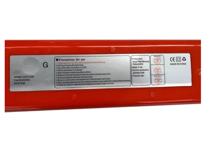 Selladora Al Vacio De Alimentos 70w + 10 Bolsas-2