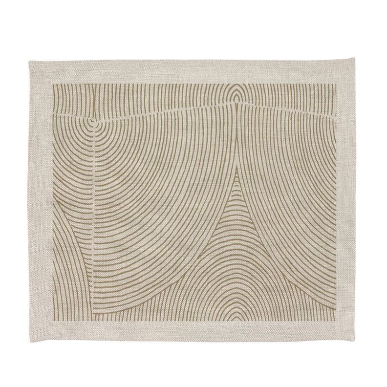 Set  de Individuales, Linet Natural, Taupe Beige Natural