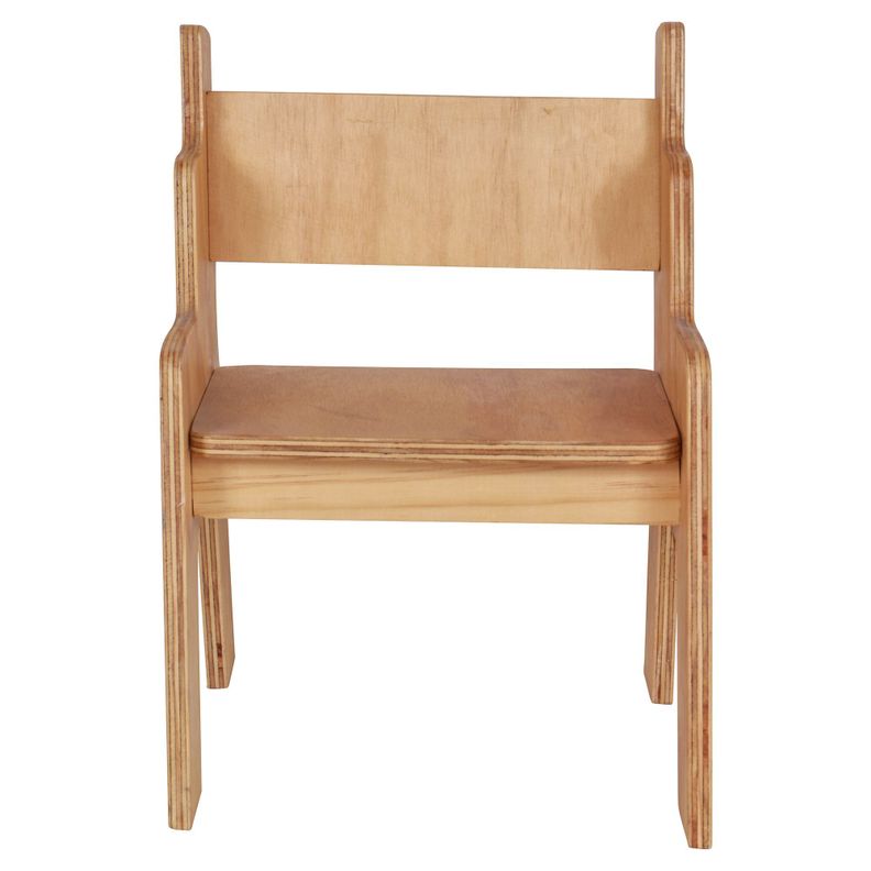 Silla Infantil Natural 35x35x35 cm Máxima Design-1