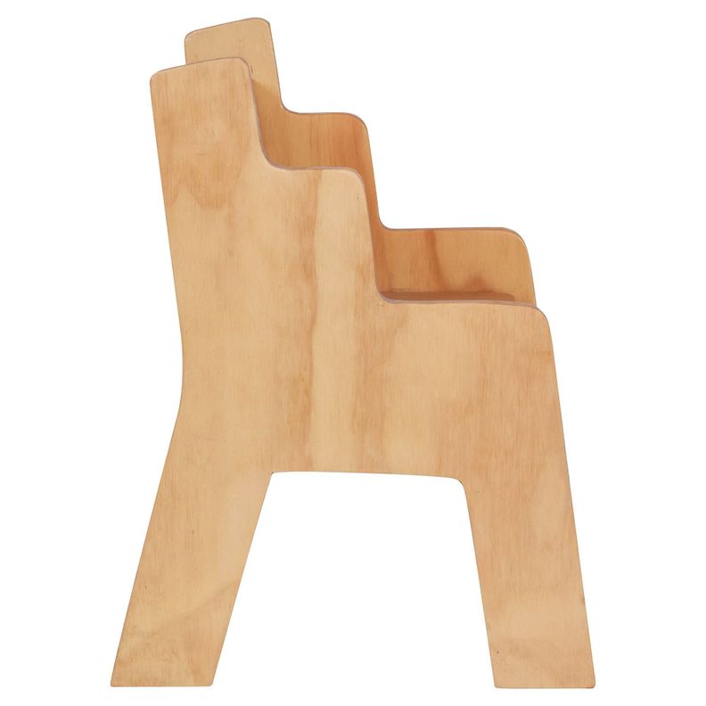 Silla Infantil Natural 35x35x35 cm Máxima Design-4