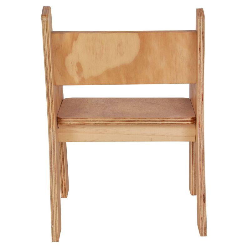 Silla Infantil Natural 35x35x35 cm Máxima Design-2