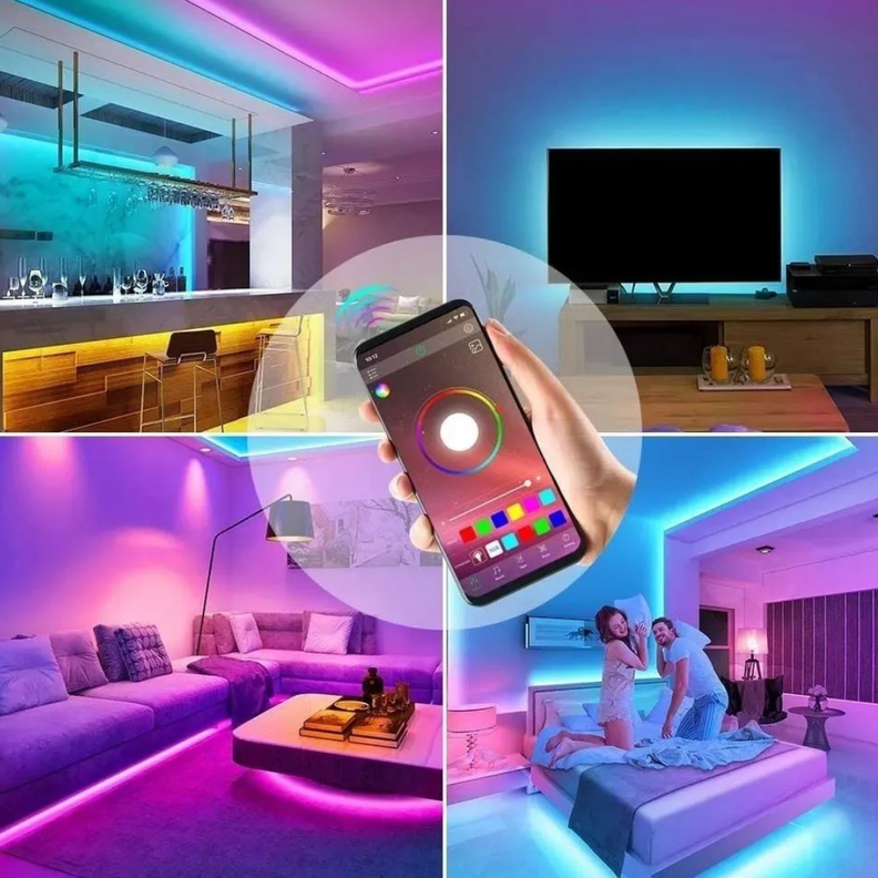 Cinta Led Smart Wifi 5mt 24w 16 Multicolor Tik Tok-2
