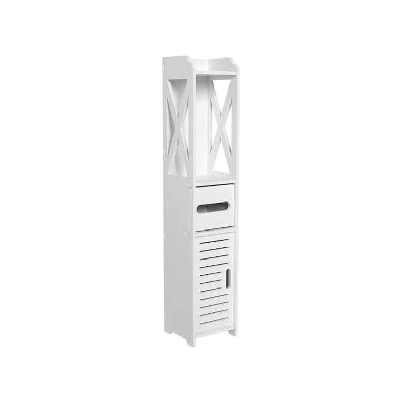 Mueble Organizador De Baño Blanco Multipropósito Blanco-0