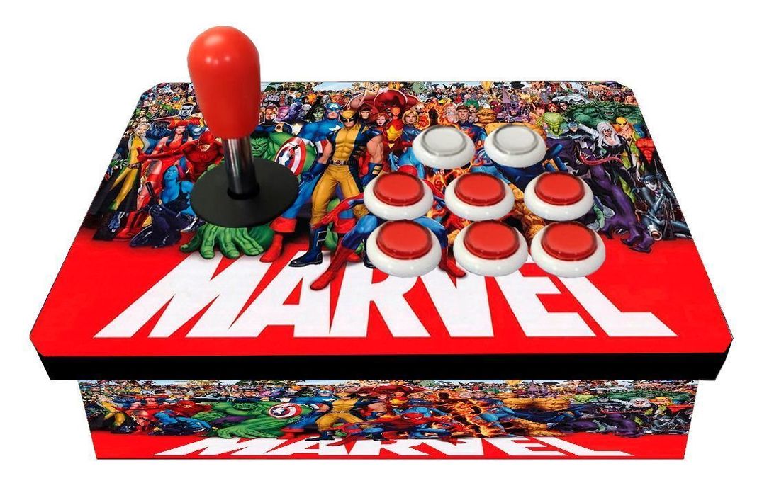 JOYSTICK ARCADE SIMPLE USB - MARVELROJO-0