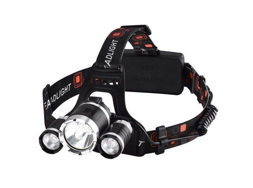 Linterna Led Cintillo Cabeza Led Recargable Cabeza Frontal-0