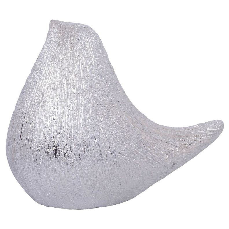 Figura Decorativa Pajaro Atenas Silver Plata
