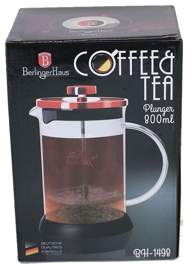 Cafetera vidrio infusiones 800 ML-1