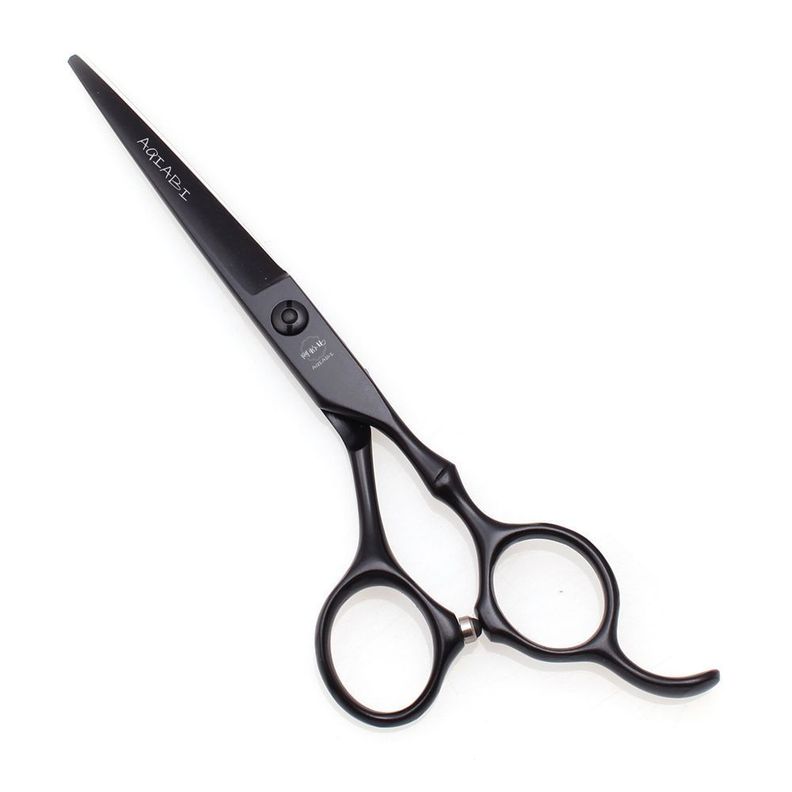 Set de Tijeras Profesionales de Peluquería 5.5 pulgadas Para Diestros color negro-1