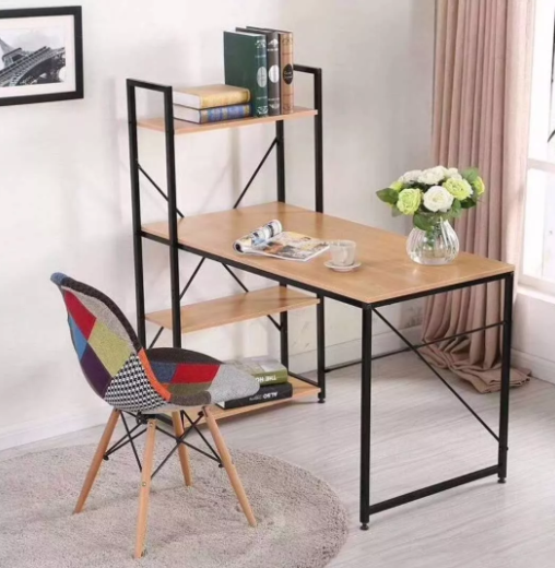 Escritorio con Repisas + Silla Eames Patchwork-0