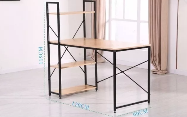 Escritorio con Repisas + Silla Eames Patchwork-2