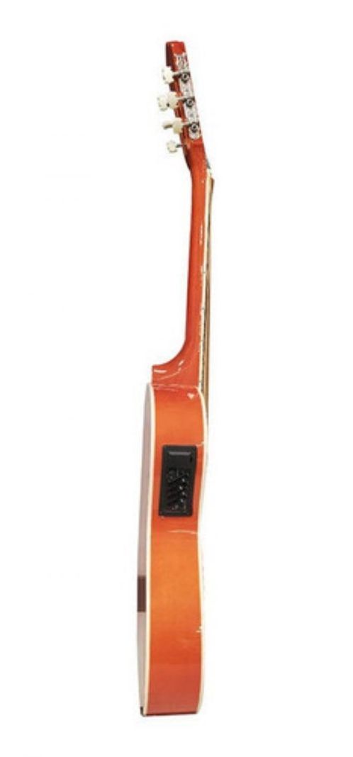 Guitarra Electroacustica 39 Pulgadas Con Alma Y Funda Sevillana Ultra Delgada-2
