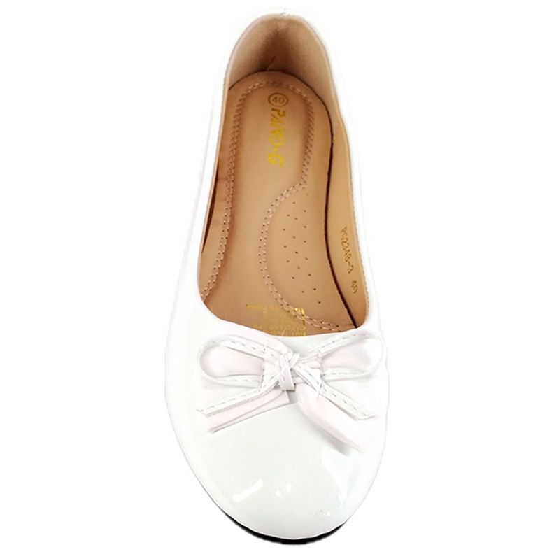 Zapatos de mujer Ballerinas 48 Blanco-3