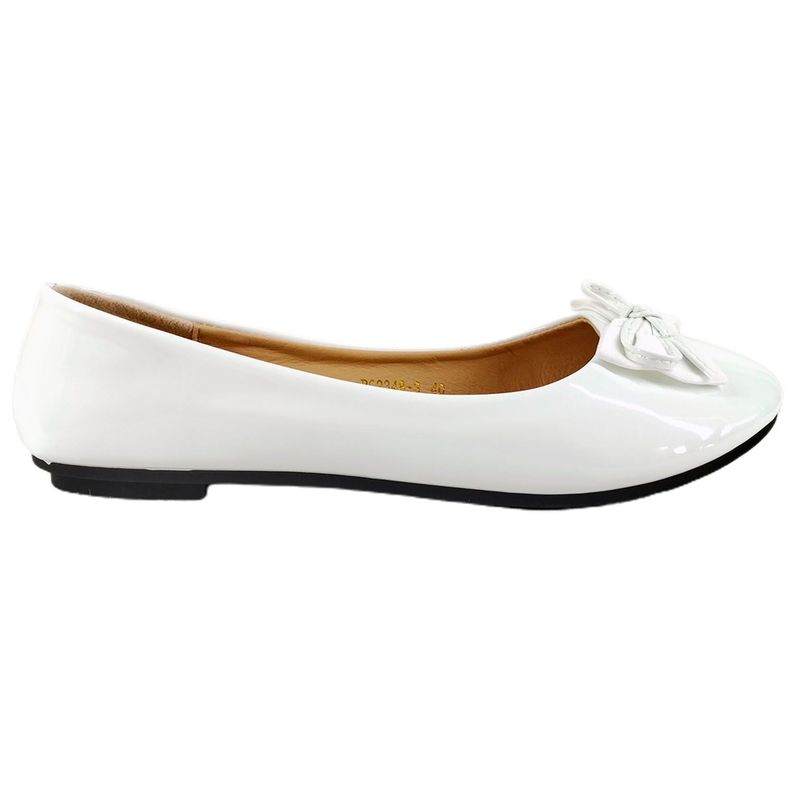 Zapatos de mujer Ballerinas 48 Blanco-0