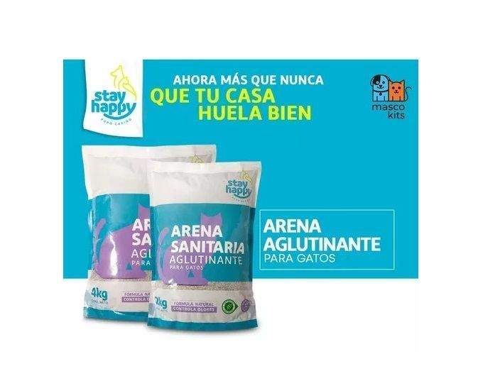 Arena Ultra Aglutinante Para Gatos 4kg Control Olores-1