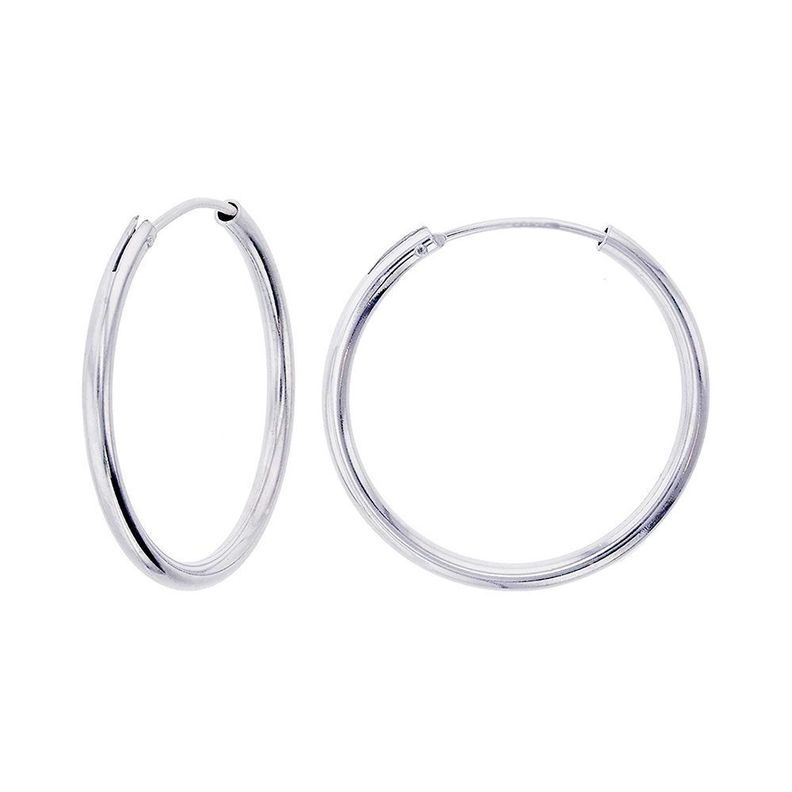 Aros de Plata 925 Argollas 20mm - Mabelita-0