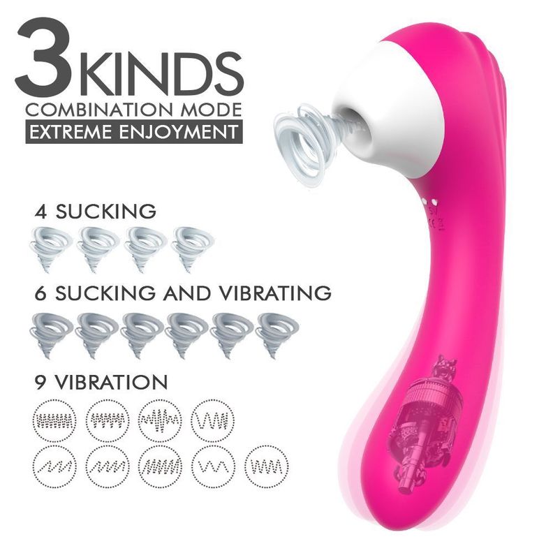Screaming Vibrador Y Succionador Exclusivo Dildo Consolador-3