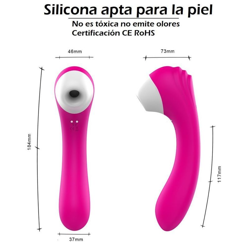 Screaming Vibrador Y Succionador Exclusivo Dildo Consolador-1