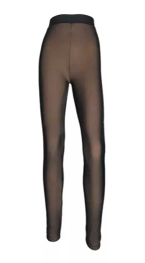 Calza Efecto Piel Satinada Forro Chiporro Leggin Térmicas-0