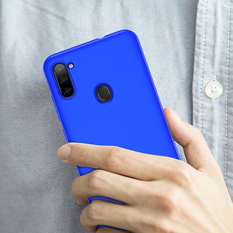 Carcasa: Galaxy A11 - Resistente Funda / Azul-7