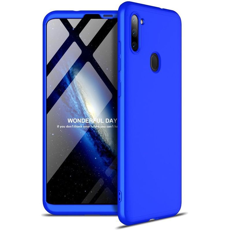 Carcasa: Galaxy A11 - Resistente Funda / Azul-0