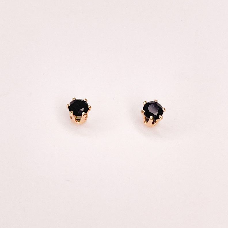Aros circón negro 2,5 mm PHILIPPA JOYAS-0