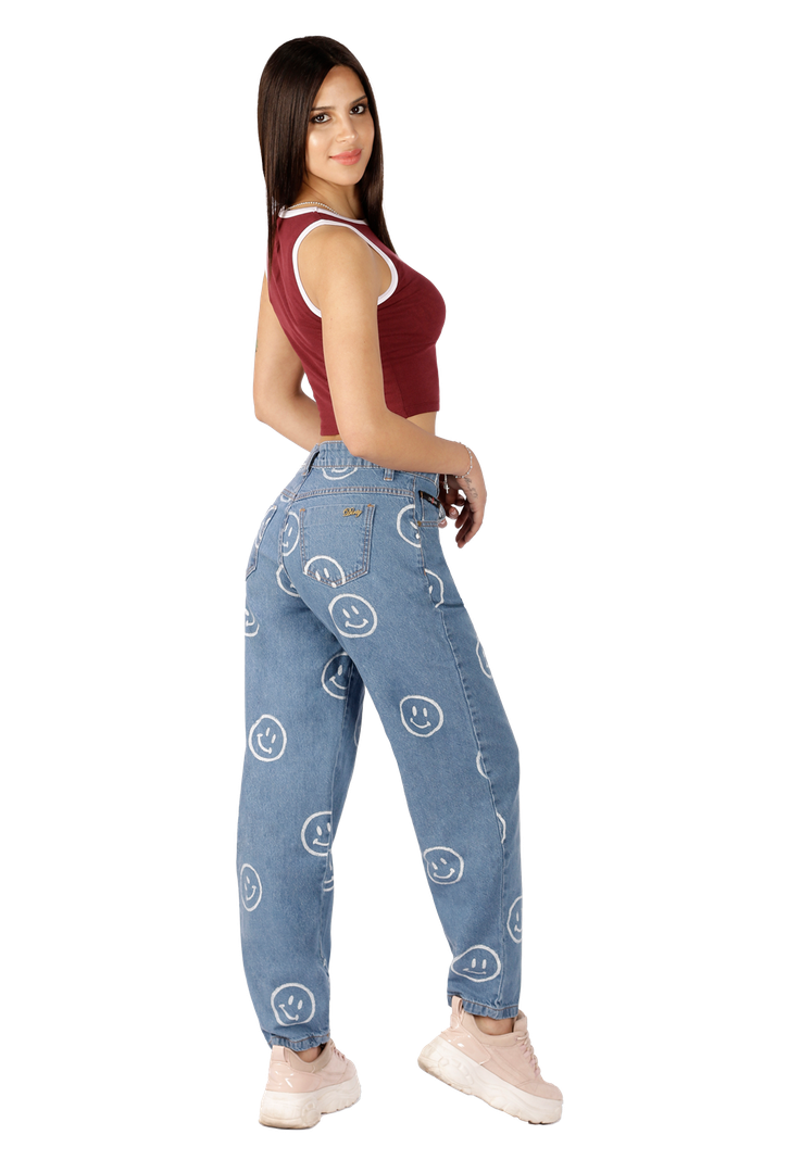 JEANS MUJER MOM CARITA JE2807C-1