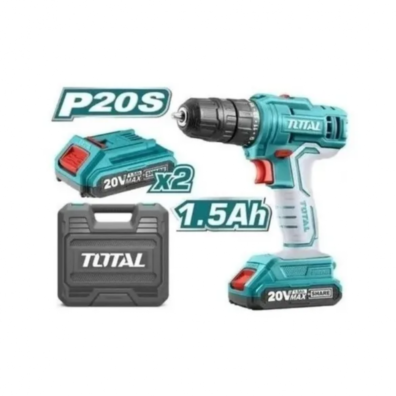 Taladro Inalambrico Litio-Ion 10Mm 20V Total-1