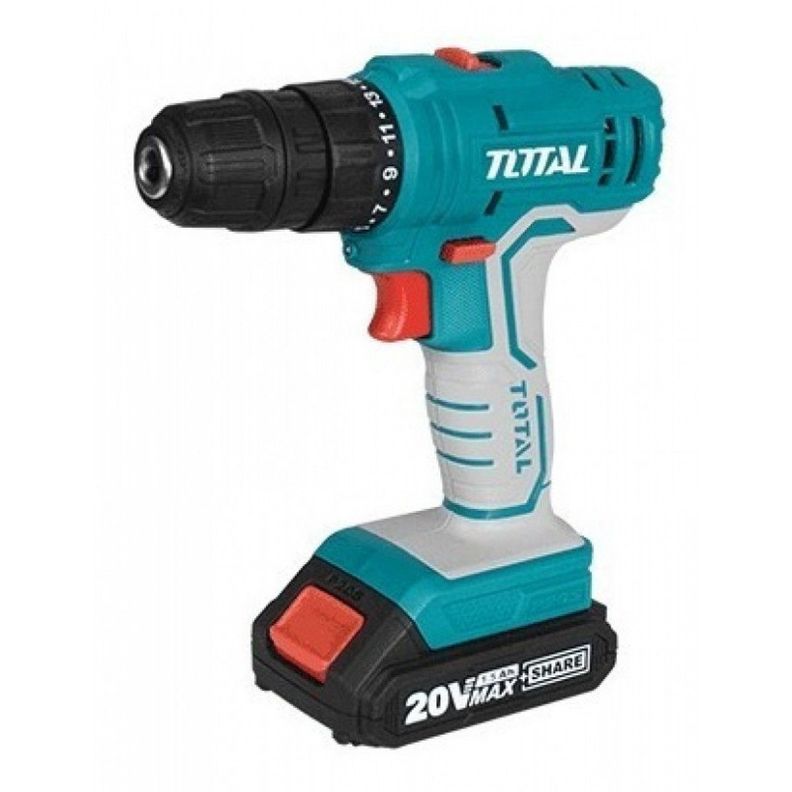 Taladro Inalambrico Litio-Ion 10Mm 20V Total-0